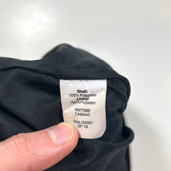 J Crew‎ Spaghetti Strap Tank Top Blouse Womens 6 Black - Picture 5 of 7